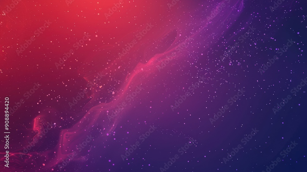 Aufkleber a stunning gradient background blends deep purple into fiery red, showcasing a celestial atmosphere 