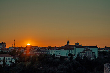 Por do Sol Santarém Portugal
