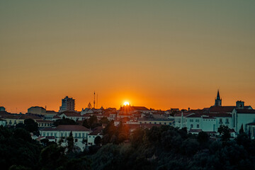 Por do Sol Santarém Portugal