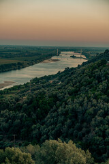 Rio Tejo em Santarém Portugal 