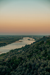 Rio Tejo em Santarém Portugal 