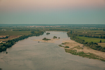 Rio Tejo em Santarém Portugal 