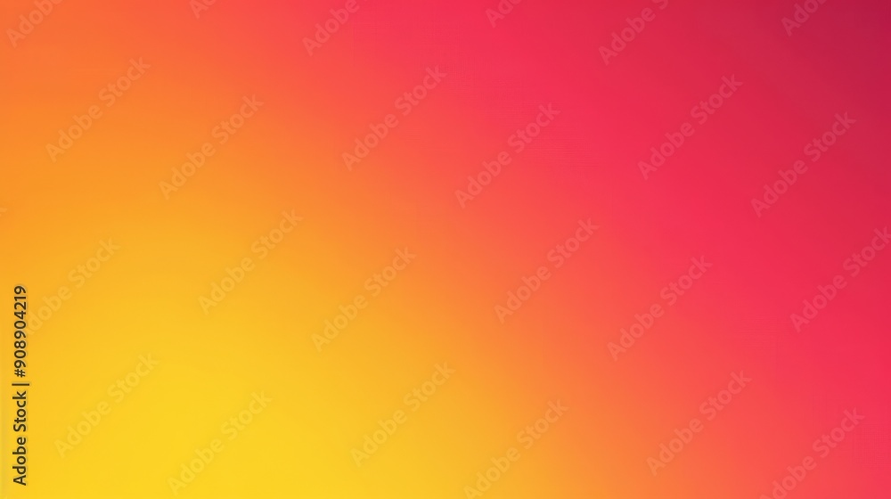 Poster a stunning gradient background merges bright yellow transitioning to deep red, creating a warm and i