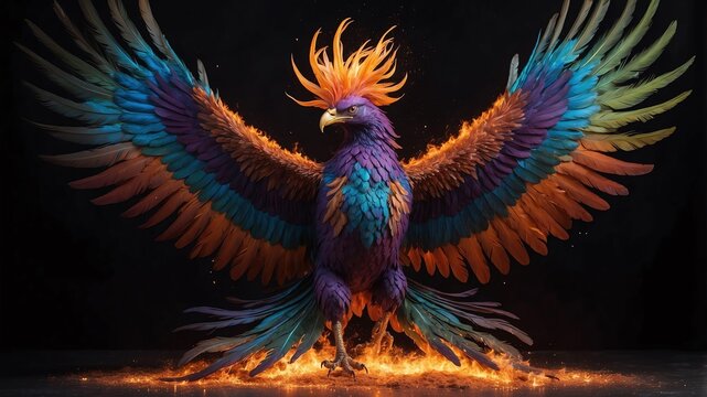 mythical phoenix bird rising from the ashes flying art .jpeg