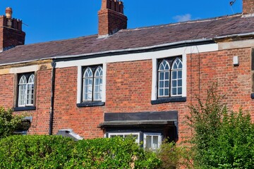 old brick house in Crosby, UK