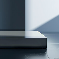 Obraz premium interior of a modern house with close up product display podium