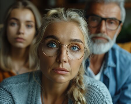 Family Support During Test Anxiety A United Front Against Worry and Stress Showing love and encouragement during challenging times The power of family unity, standing strong together Finding strength