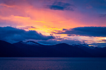 Fototapeta premium Beautiful views of an epic vacation around Alaska