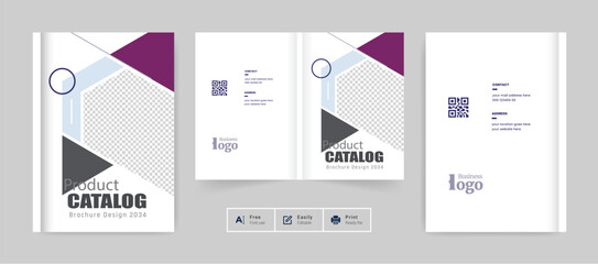Product catalog cover page design for your business professional company furniture product catalog cover page design brochure fully editable text and vector