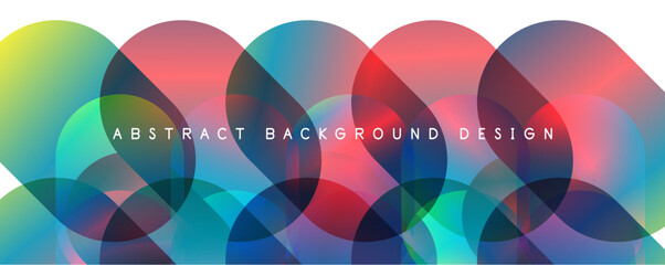 Obraz premium Trendy simple fluid color gradient abstract background with circles and shapes. Vector Illustration For Wallpaper, Banner, Background, Card, Book Illustration, landing page