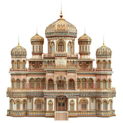 A stunning architectural masterpiece with intricate designs and domes, showcasing the beauty of traditional heritage.