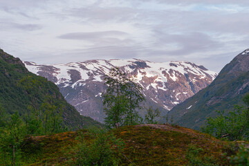 View from the Austerdalen Valley, Norway.