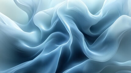 Obraz premium Abstract Blue Swirling Texture with Subtle Lines