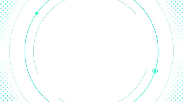 広がるドットウェーブループアニメーション　白背景