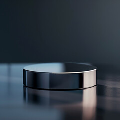 interior of a modern house with close up product display podium