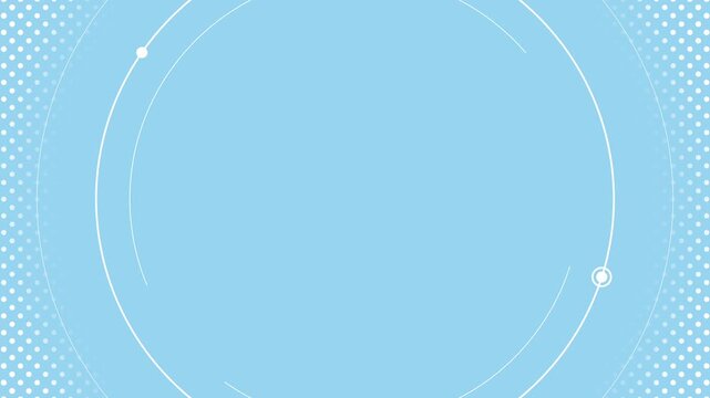 広がるドットウェーブループアニメーション　色背景