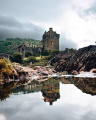 Eilean Donan Castle - Water Reflaction