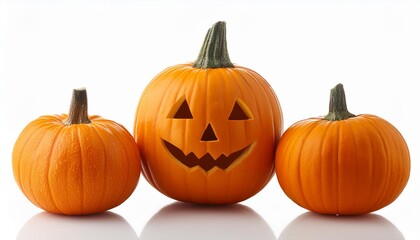 Obraz premium ハロウィンのカボチャのお化け。ジャックオランタン。（Halloween pumpkins ghost. jack o lantern.） 
