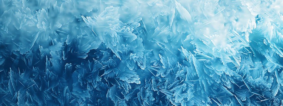 Abstract Winter Frost Background  Icy blue hues evoke serenity perfect for cold season designs
