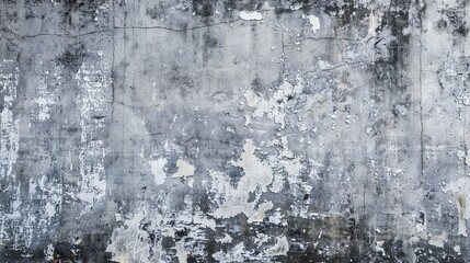 Depicting a concrete wall with worn-out paint and visible scratches, this image exudes a raw, urban vibe, suitable for backgrounds or industrial designs.