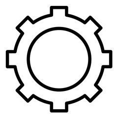 Vector Design Gear Icon Style