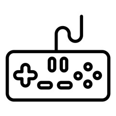 Vector Design Gamepad Icon Style