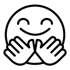 Vector Design Hug Icon Style