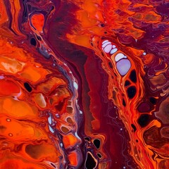Abstract Liquid Art