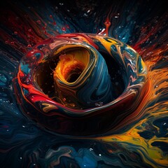Abstract Liquid Art