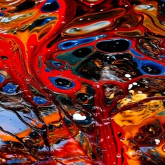 Abstract Liquid Art