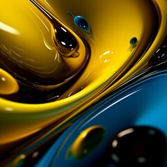 Abstract Liquid Art
