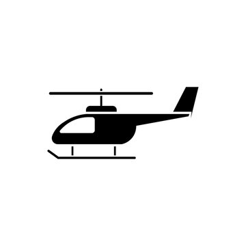 recommend clip art: helicopter Black Solid vector icon