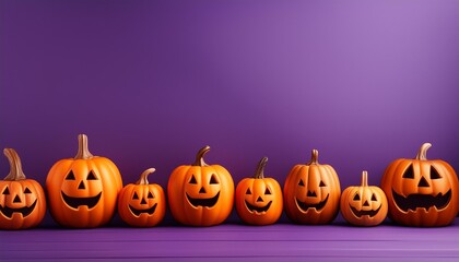 ハロウィンのカボチャのお化け。ジャックオランタン。コピースペース。（Halloween pumpkins ghost. jack o lantern and copy space.）
