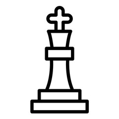 Vector Design Chess Piece Icon Style