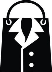  Shopping Bag Logo vector illustration. 