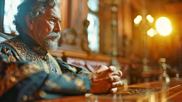 Bailiff testifying under oath
