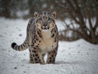 Fototapeta premium Snow Leopard