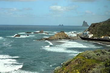 Playa de Benijo (Benijo beach), Atlantic Ocean. North Tenerife. Canary Islands. Spain
