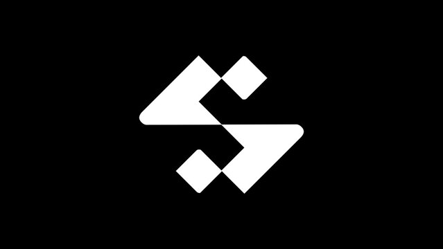 Letter S Logo Modern Minimalist Simple Design