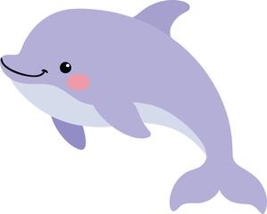 Obraz premium Cute Dolphin Illustration