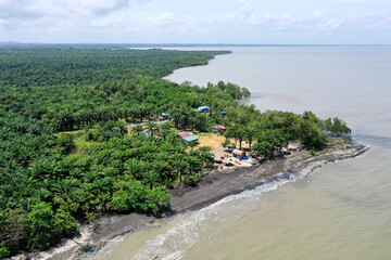 Dandulit beach and sea location Sandakan