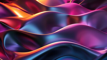 Obraz premium Abstract background of flowing fabric. 3d rendering, 3d illustration.