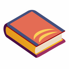 book Silhouette Vector illustration