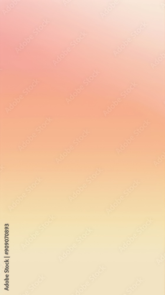Aufkleber a soothing gradient flows from light yellow to peach, creating a gentle and calming backdrop perfect