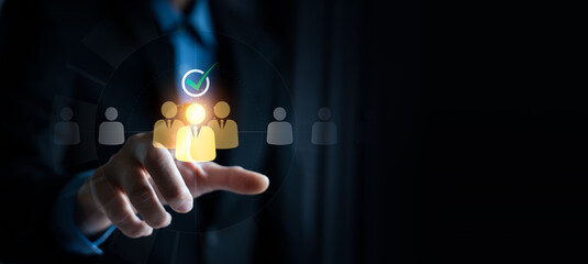 Recruitment and selection processes to ensure the best candidates for team building, business...