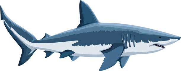 Naklejka premium Great White Shark