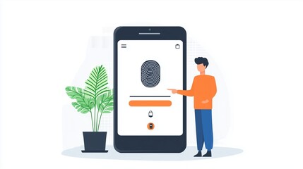 Futuristic Fingerprint Scanning Technology