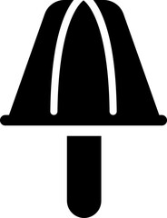 Rounded Filled Lamp Icon