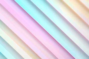 Obraz premium Abstract pastel rainbow colored geometric background with diagonal lines pattern