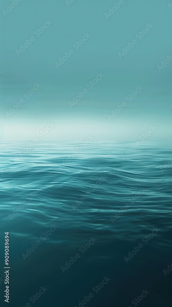 Aufkleber a soothing gradient displays a transition from light blue to deep aqua, creating a tranquil atmosphe
